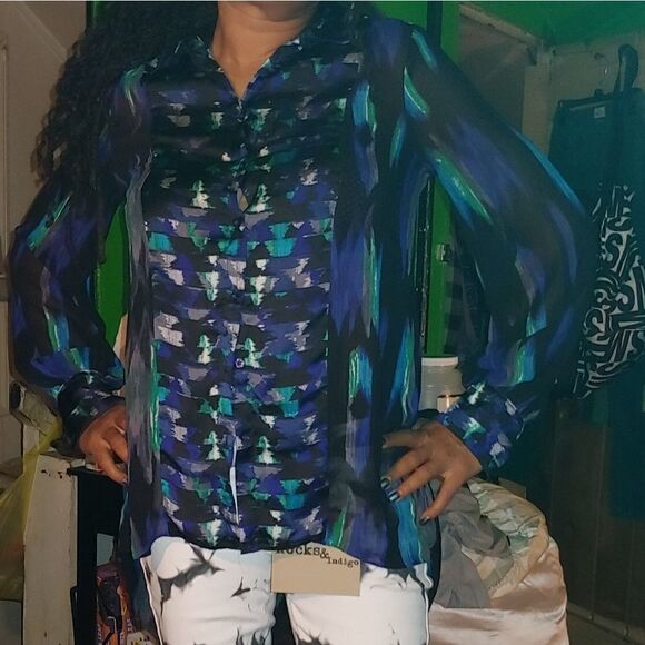 Multi colored blouse  - Picture 7 of 7